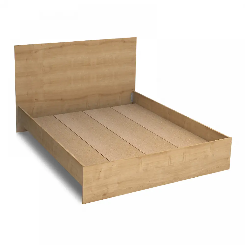 Κρεβάτι Troy Megapap χρώμα φυσικό οξιάς 150x200εκ. | GP028-0160,1