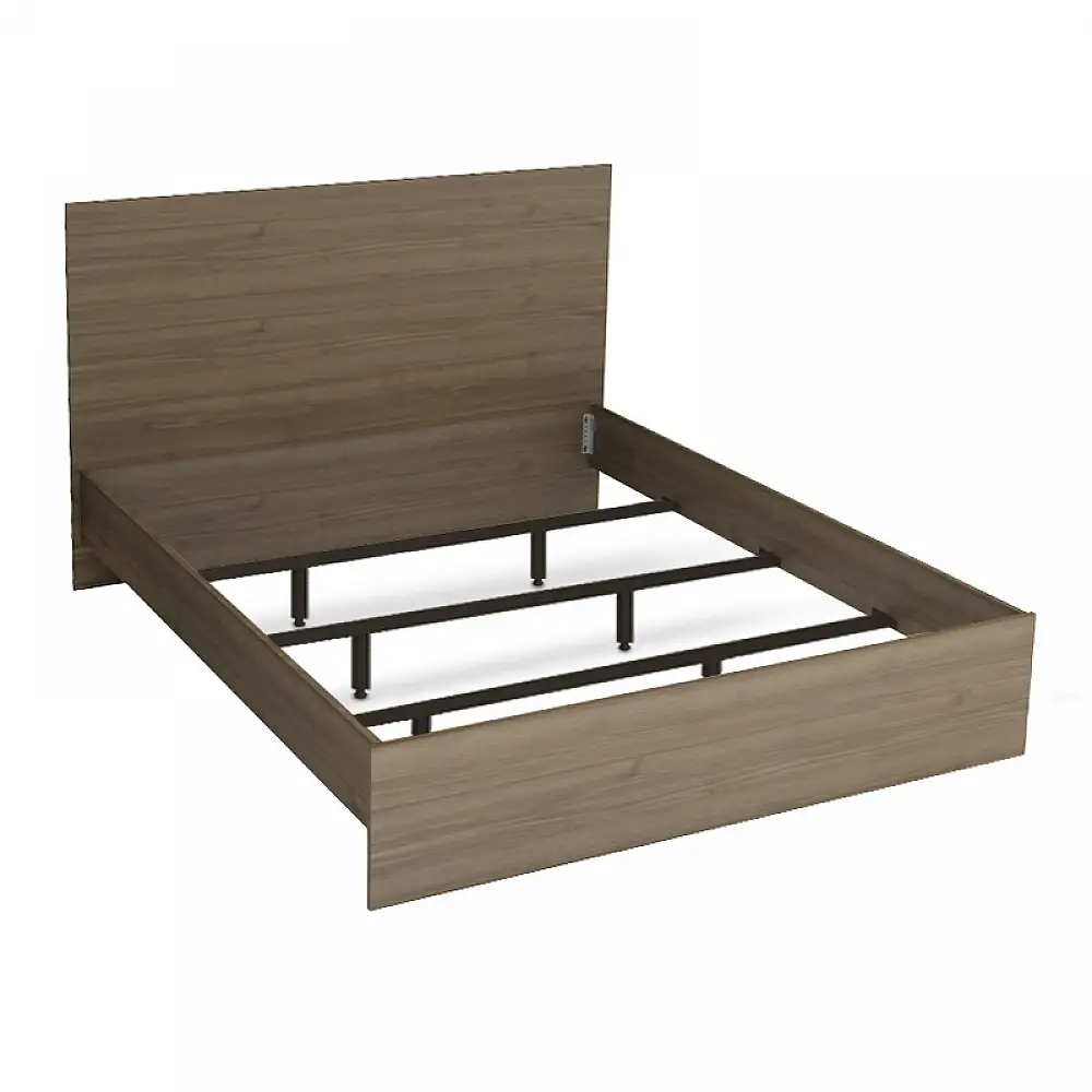 Κρεβάτι Troy Megapap χρώμα καρυδί 150x200εκ. | GP028-0160,2