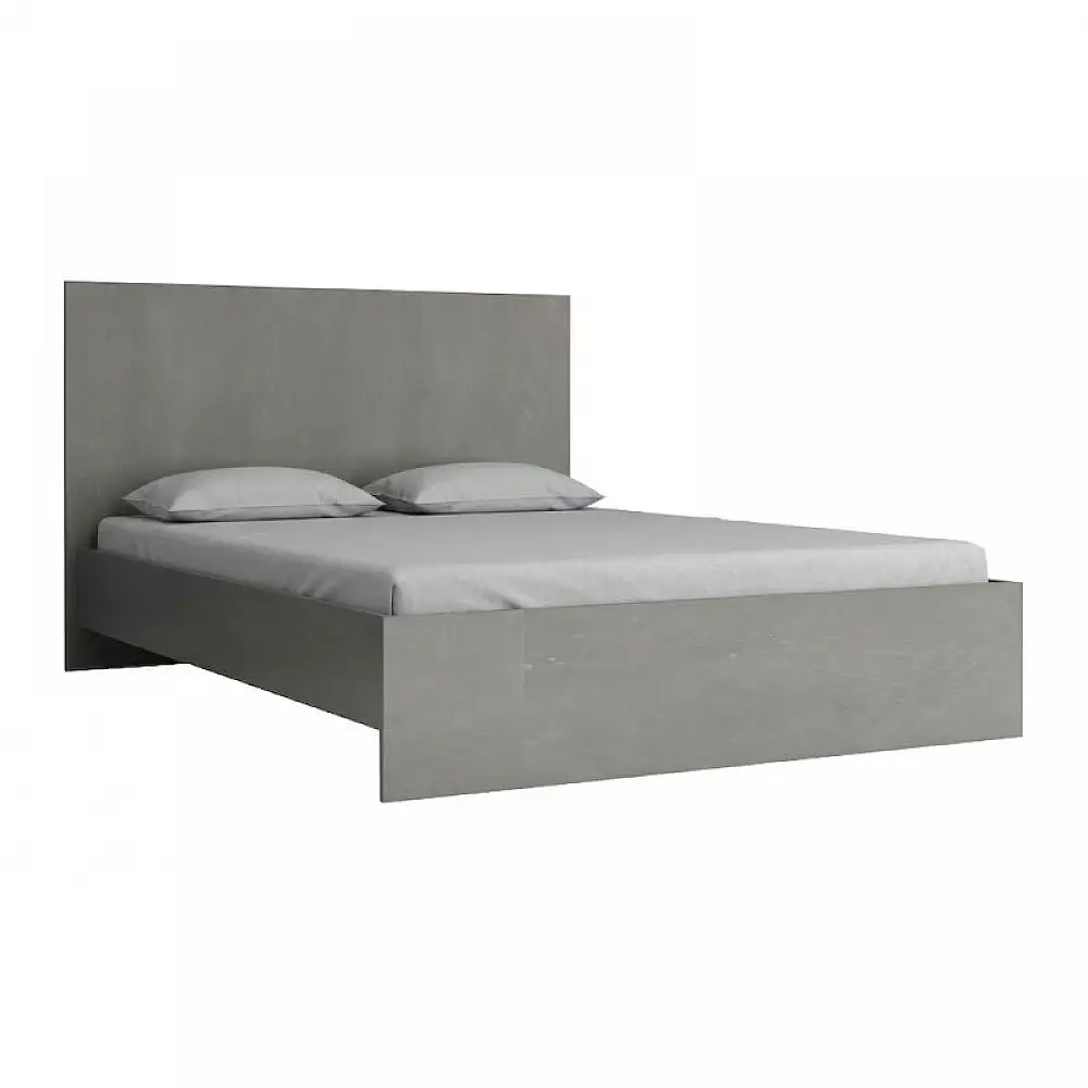 Κρεβάτι Troy Megapap χρώμα γκρι σκυροδέματος 150x200εκ. | GP028-0160,3