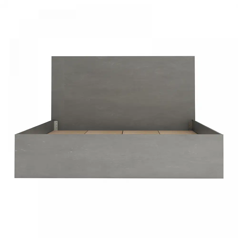 Κρεβάτι Troy Megapap χρώμα γκρι σκυροδέματος 150x200εκ. | GP028-0160,3