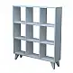 Βιβλιοθήκη Dokia Megapap χρώμα λευκό 88,4x19,8x100,3εκ. | GP028-0161,1