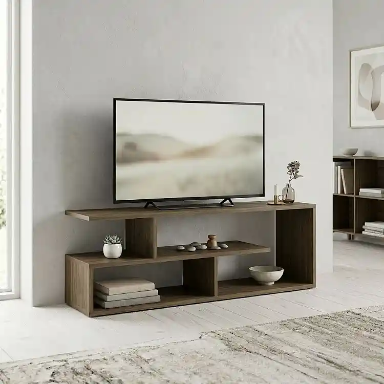 Έπιπλο τηλεόρασης Forever Megapap χρώμα καρυδί 120x30x40cm. | GP028-0169,3