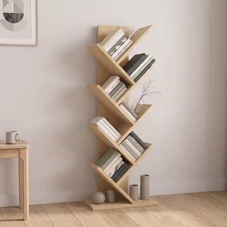Βιβλιοθήκη Maxy Megapap χρώμα φυσικό οξιάς 45x26,4x120εκ. | GP028-0172,2