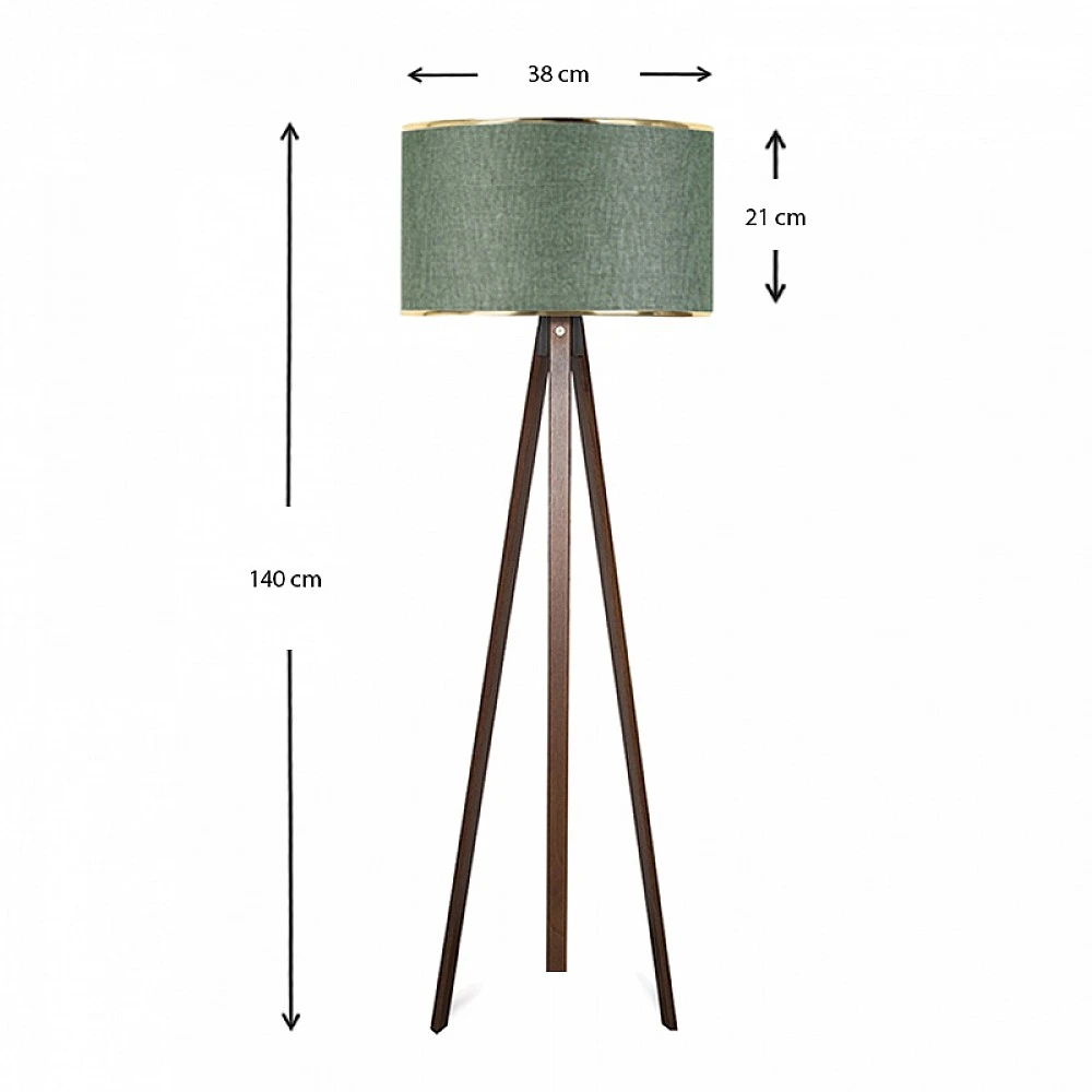 Φωτιστικό δαπέδου Rosling Megapap Mdf/ύφασμα Pvc χρώμα καρυδί/κυπαρισσί 38x21x140εκ. Φωτιστικό δαπέδου Rosling Megapap Mdf/ύφασμα Pvc χρώμα καρυδί/κυπαρισσί 38x21x140εκ.