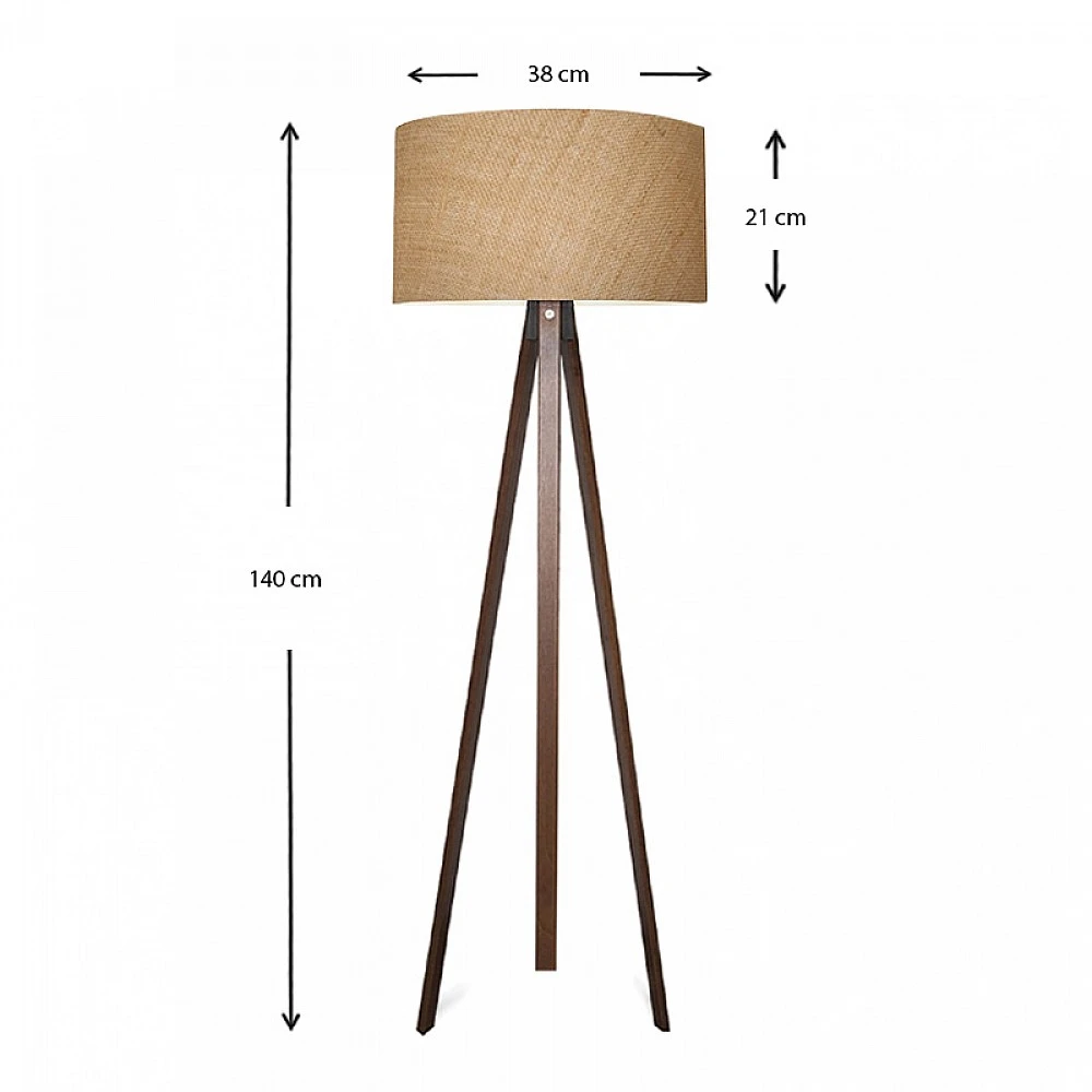 Φωτιστικό δαπέδου Rosling Megapap Mdf/ύφασμα Pvc χρώμα καρυδί/φυσικό 38x38x140εκ. Φωτιστικό δαπέδου Rosling Megapap Mdf/ύφασμα Pvc χρώμα καρυδί/φυσικό 38x38x140εκ.