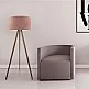 Φωτιστικό δαπέδου Rosling Megapap Mdf/ύφασμα Pvc χρώμα καρυδί - dusty rose 38x38x140εκ. Φωτιστικό δαπέδου Rosling Megapap Mdf/ύφασμα Pvc χρώμα καρυδί - dusty rose 38x38x140εκ.