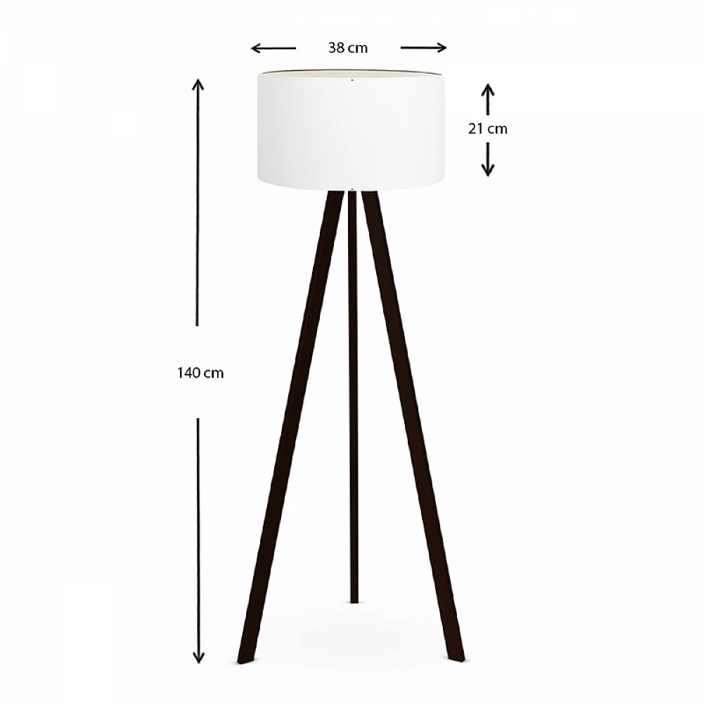 Φωτιστικό δαπέδου Rosling Megapap Mdf/ύφασμα Pvc χρώμα μαύρο - λευκό 38x38x140εκ. Φωτιστικό δαπέδου Rosling Megapap Mdf/ύφασμα Pvc χρώμα μαύρο - λευκό 38x38x140εκ.