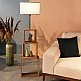 Φωτιστικό δαπέδου Claude Megapap Mdf/fabric Pvc χρώμα καφέ/μπεζ 37x20x140εκ. Φωτιστικό δαπέδου Claude Megapap Mdf/fabric Pvc χρώμα καφέ/μπεζ 37x20x140εκ.