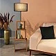 Φωτιστικό δαπέδου Claude Megapap Mdf/fabric Pvc χρώμα καφέ/μαύρο 37x20x140εκ. Φωτιστικό δαπέδου Claude Megapap Mdf/fabric Pvc χρώμα καφέ/μαύρο 37x20x140εκ.