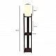 Φωτιστικό δαπέδου Verma I Megapap E27 Mdf/ύφασμα Pvc χρώμα wenge - κρεμ 18,5x18,5x142εκ. Φωτιστικό δαπέδου Verma I Megapap E27 Mdf/ύφασμα Pvc χρώμα wenge - κρεμ 18,5x18,5x142εκ.