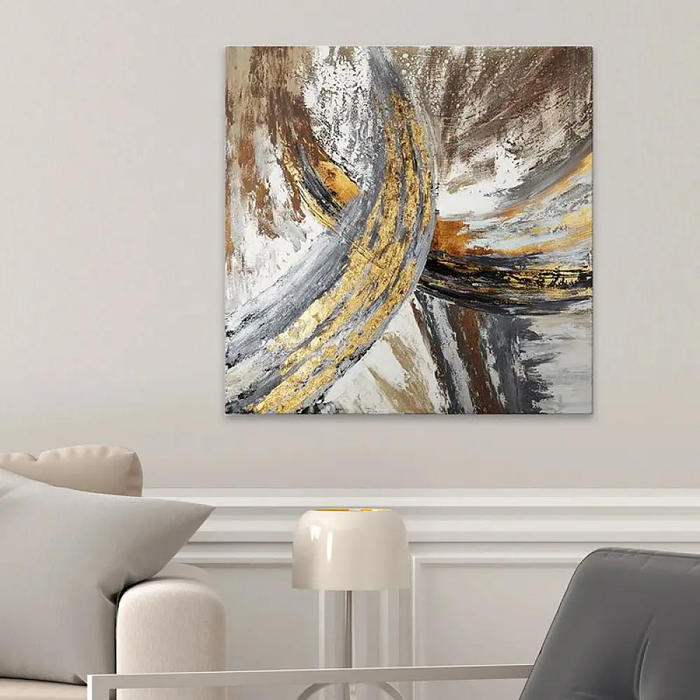 Πίνακας σε καμβά "Routes" Megapap ψηφιακής εκτύπωσης 100x100x3εκ. | GP033-0024