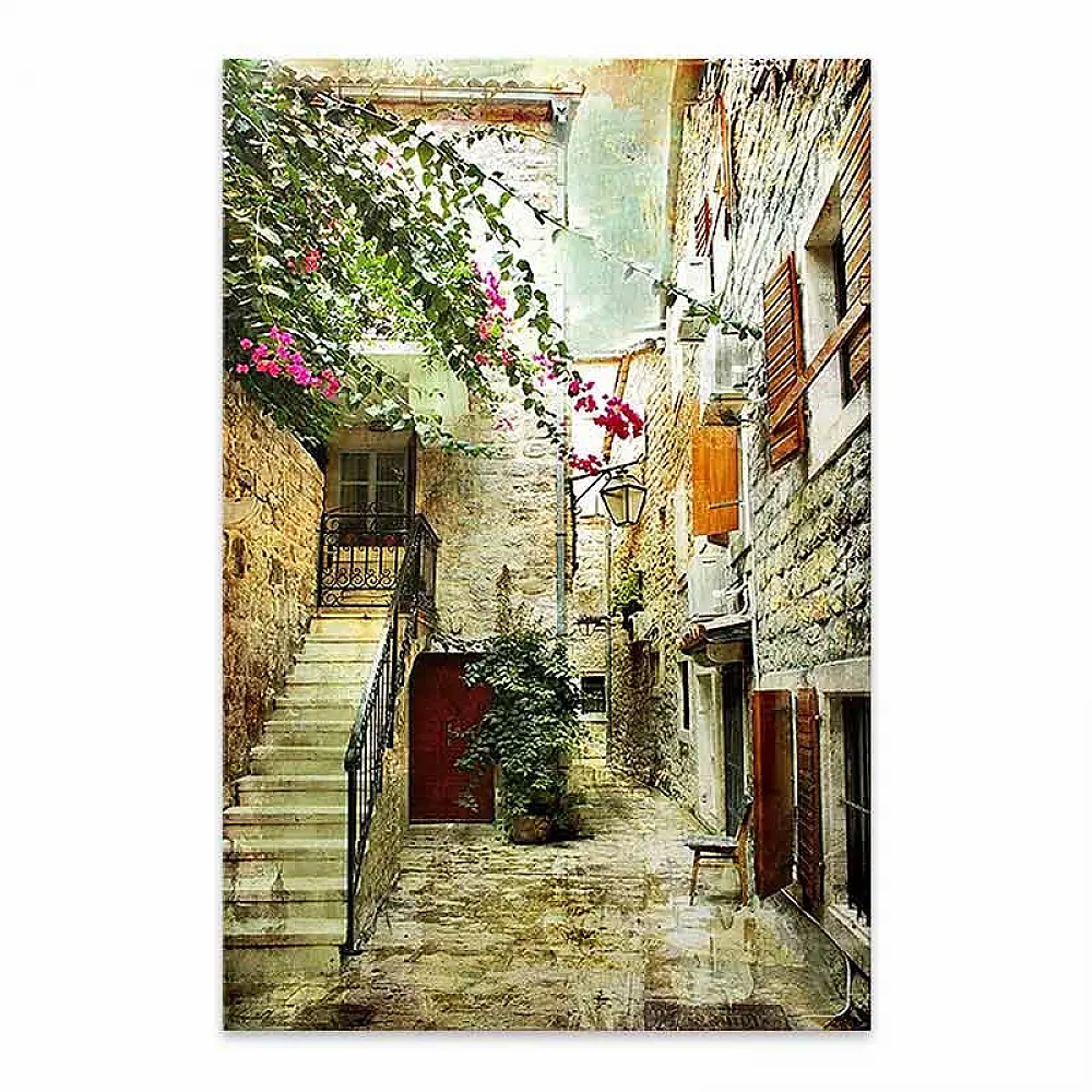 Πίνακας σε καμβά "Picturesque Neighborhood" Megapap ψηφιακής εκτύπωσης 40x60x3εκ. - GP033-0066