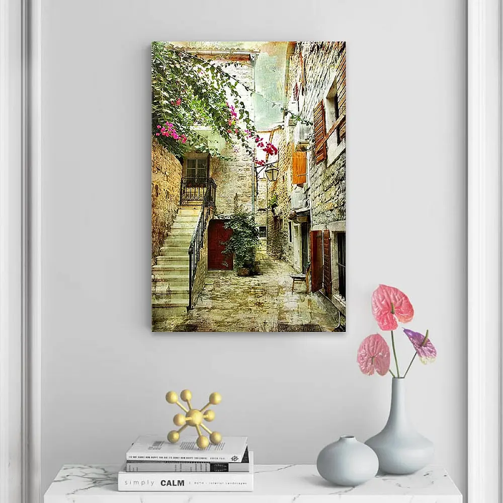 Πίνακας σε καμβά "Picturesque Neighborhood" Megapap ψηφιακής εκτύπωσης 40x60x3εκ. - GP033-0066