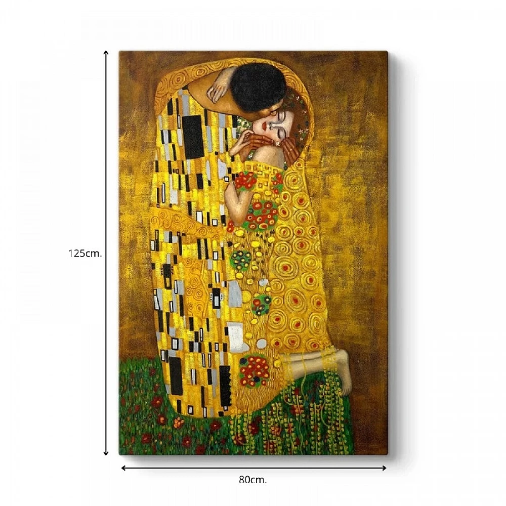 Πίνακας σε καμβά "The Kiss" Megapap ψηφιακής εκτύπωσης 80x125x3εκ. Πίνακας σε καμβά "The Kiss" Megapap ψηφιακής εκτύπωσης 80x125x3εκ.