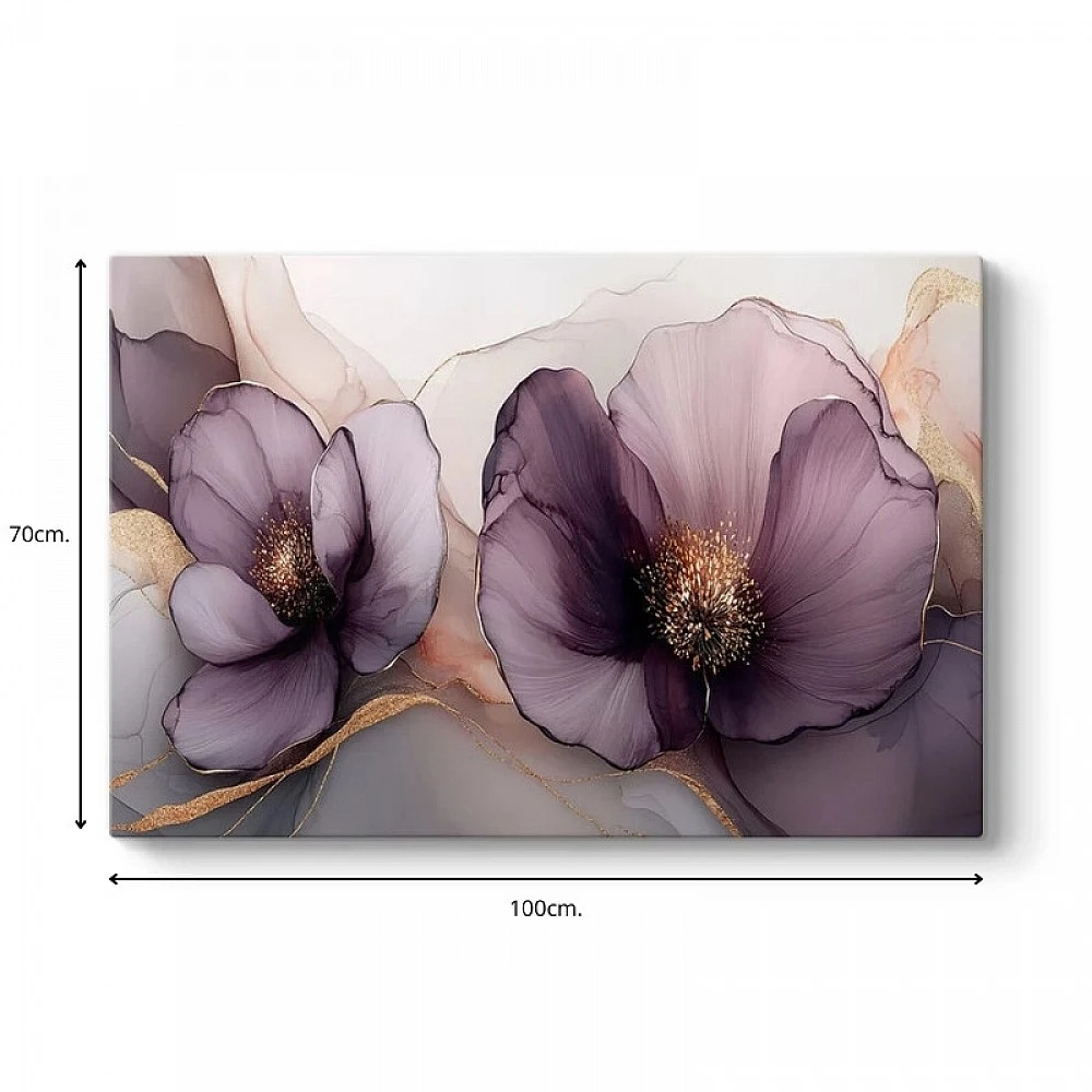 Πίνακας σε καμβά "Purple Peonies" Megapap ψηφιακής εκτύπωσης 100x70x3εκ. Πίνακας σε καμβά "Purple Peonies" Megapap ψηφιακής εκτύπωσης 100x70x3εκ.