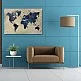 Πίνακας σε καμβά "World Map" Megapap ψηφιακής εκτύπωσης 125x80x3εκ. Πίνακας σε καμβά "World Map" Megapap ψηφιακής εκτύπωσης 125x80x3εκ.