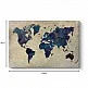 Πίνακας σε καμβά "World Map" Megapap ψηφιακής εκτύπωσης 125x80x3εκ. Πίνακας σε καμβά "World Map" Megapap ψηφιακής εκτύπωσης 125x80x3εκ.