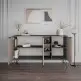 Μπουφές Clara Megapap χρώμα ανθρακί - ανοιχτή μόκα 142x35,6x83εκ. Μπουφές Clara Megapap χρώμα ανθρακί - ανοιχτή μόκα 142x35,6x83εκ.