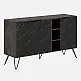 Μπουφές Clara Megapap χρώμα dark coffee - μαύρο εφέ μαρμάρου 142x35,6x83εκ. - GP037-0004,4 Μπουφές Clara Megapap χρώμα dark coffee - μαύρο εφέ μαρμάρου 142x35,6x83εκ. - GP037-0004,4