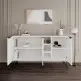 Μπουφές Clara Megapap χρώμα λευκό 142x35,6x83εκ. Μπουφές Clara Megapap χρώμα λευκό 142x35,6x83εκ.