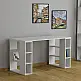 Γραφείο εργασίας Colmar Megapap χρώμα λευκό 140x60x75εκ Γραφείο εργασίας Colmar Megapap χρώμα λευκό 140x60x75εκ