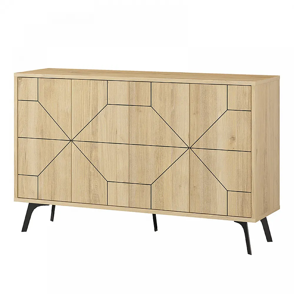 Μπουφές Dune Megapap χρώμα φυσικό οξιάς 123x35x77,4εκ. Μπουφές Dune Megapap χρώμα φυσικό οξιάς 123x35x77,4εκ.
