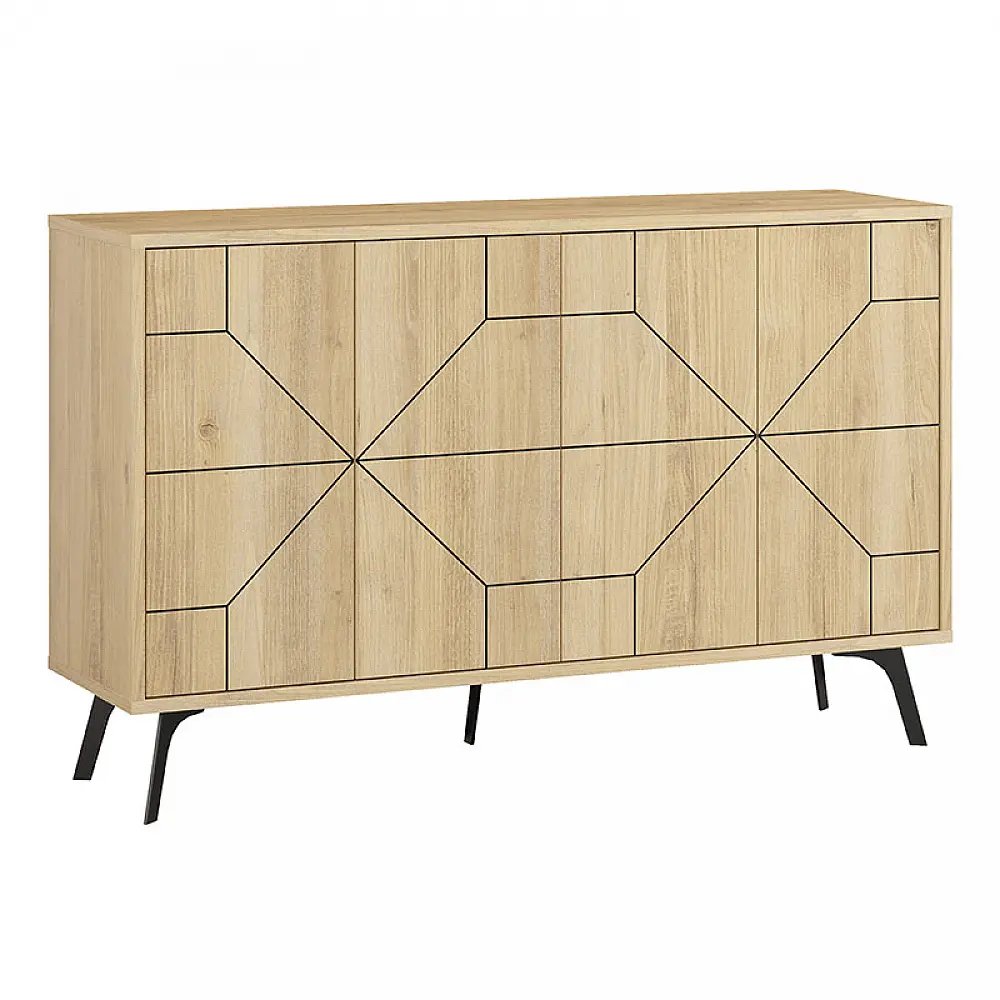 Μπουφές Dune Megapap χρώμα φυσικό οξιάς 123x35x77,4εκ. Μπουφές Dune Megapap χρώμα φυσικό οξιάς 123x35x77,4εκ.