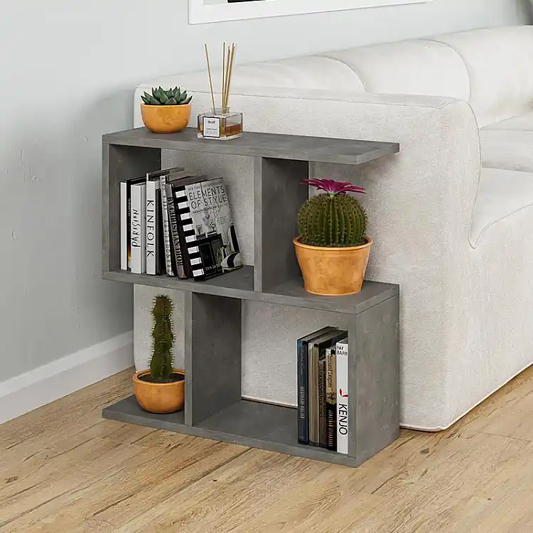 Τραπεζάκι βοηθητικό Homemania Megapap χρώμα γκρι ρετρό 60x20x60εκ. | GP037-0018,2