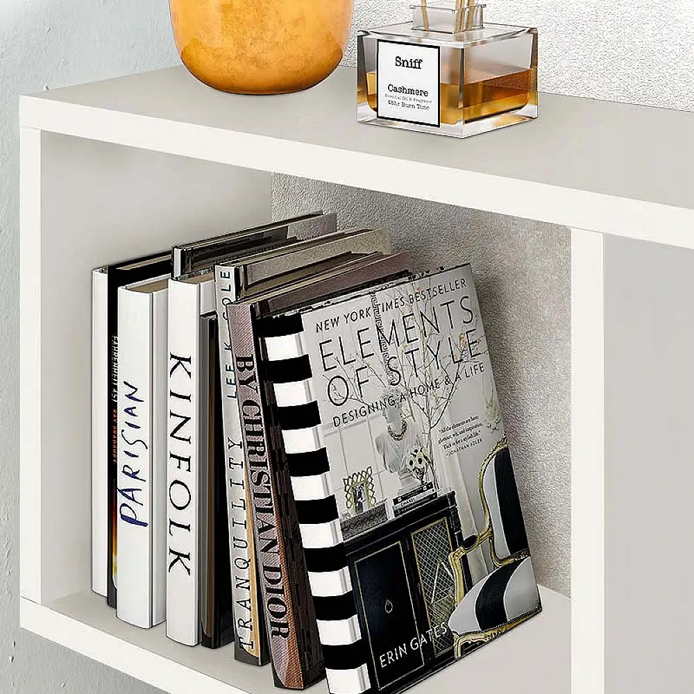 Τραπεζάκι βοηθητικό Homemania Megapap χρώμα λευκό 60x20x60εκ. | GP037-0018,3