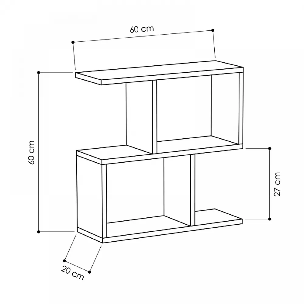 Βοηθητικό τραπεζάκι Homemania Megapap χρώμα μαύρο 60x20x60εκ. - GP037-0018,9 Βοηθητικό τραπεζάκι Homemania Megapap χρώμα μαύρο 60x20x60εκ. - GP037-0018,9