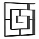 Βιβλιοθήκη Labirent Megapap χρώμα ανθρακί 125x22x129εκ. - GP037-0022,3