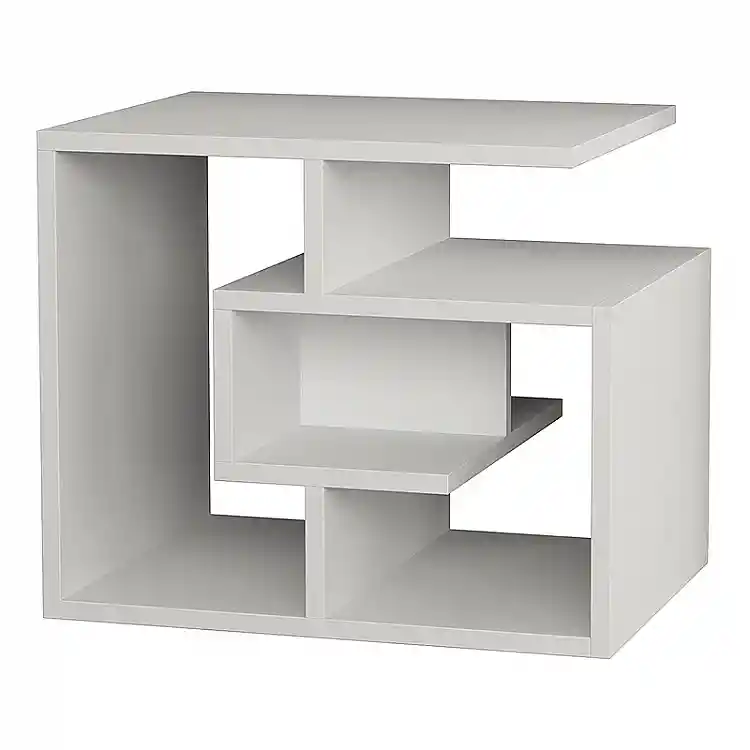 Τραπεζάκι βοηθητικό Labirent Megapap Megapap χρώμα λευκό 54x40x45εκ. | GP037-0023,2