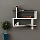 Ραφιέρα τοίχου Paralel Megapap χρώμα λευκό 70x22x65εκ. - GP037-0037,3 Ραφιέρα τοίχου Paralel Megapap χρώμα λευκό 70x22x65εκ. - GP037-0037,3