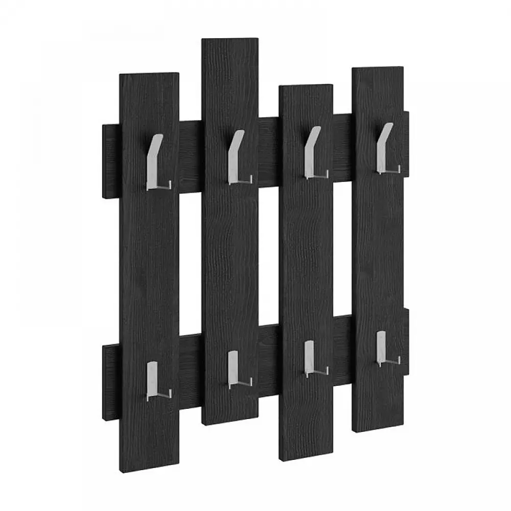 Κρεμάστρα τοίχου Wave Megapap χρώμα black wood 64x4x81εκ. - GP037-0044,5
