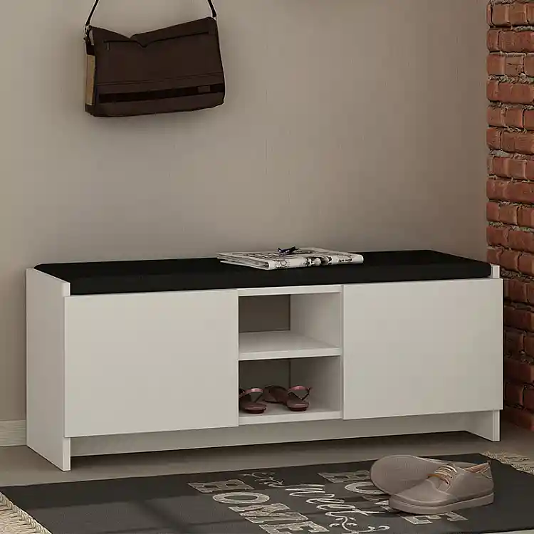 Παπουτσοθήκη Zulla Megapap χρώμα λευκό 110x37x43εκ. | GP037-0045,2