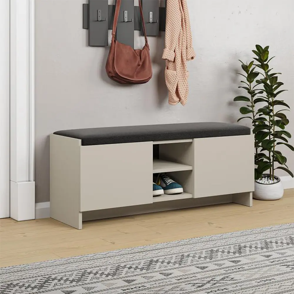 Παπουτσοθήκη Zulla Megapap χρώμα sandstone 110x37x43εκ. - GP037-0045,7
