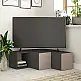 Έπιπλο τηλεόρασης γωνιακό Compact Megapap χρώμα ανθρακί - ανοιχτή μόκα 94,2x90,6x31,4εκ. | GP037-0056,1