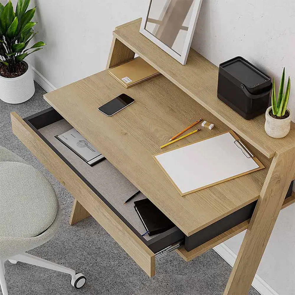 Γραφείο εργασίας Cowork Megapap χρώμα φυσικό οξιάς 94x50x91εκ. Γραφείο εργασίας Cowork Megapap χρώμα φυσικό οξιάς 94x50x91εκ.