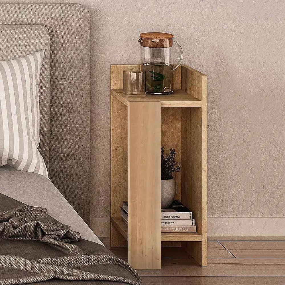 Κομοδίνο Elos Megapap σετ 2 τεμαχίων χρώμα sapphire oak 25x27x60εκ. - GP037-0070,3 Κομοδίνο Elos Megapap σετ 2 τεμαχίων χρώμα sapphire oak 25x27x60εκ. - GP037-0070,3