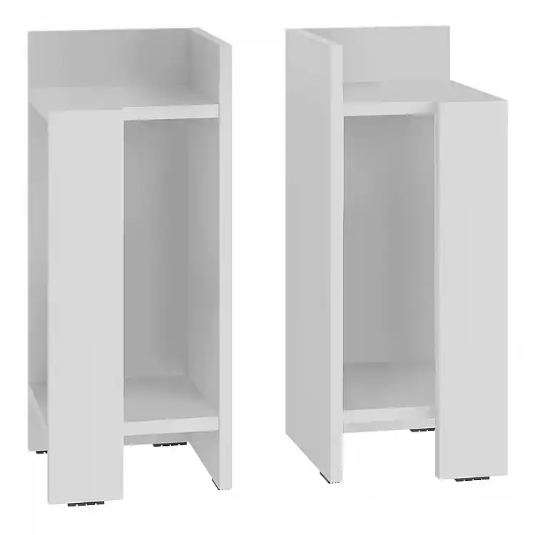 Κομοδίνο Elos Megapap σετ 2 τεμαχίων χρώμα λευκό 25x27x60εκ. | GP037-0070,4