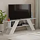 Έπιπλο τηλεόρασης Farfalla Megapap χρώμα λευκό αντικέ 120x33,5x40εκ. - GP037-0071,1 Έπιπλο τηλεόρασης Farfalla Megapap χρώμα λευκό αντικέ 120x33,5x40εκ. - GP037-0071,1