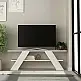 Έπιπλο τηλεόρασης Farfalla Megapap χρώμα λευκό αντικέ 120x33,5x40εκ. - GP037-0071,1 Έπιπλο τηλεόρασης Farfalla Megapap χρώμα λευκό αντικέ 120x33,5x40εκ. - GP037-0071,1
