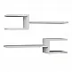 Ραφιέρα τοίχου Fork Megapap 2 τεμαχίων χρώμα λευκό 75x19,5x18εκ. - GP037-0076,3