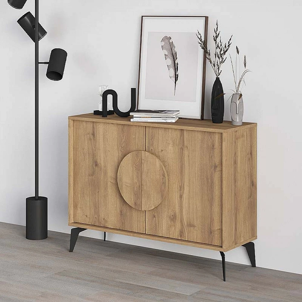 Μπουφές Gora Megapap χρώμα ανοιχτό καρυδί 110x35,6x82εκ. Μπουφές Gora Megapap χρώμα ανοιχτό καρυδί 110x35,6x82εκ.