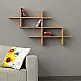 Ραφιέρα τοίχου Halic Megapap χρώμα φυσικό οξιάς 150x22x82εκ. Ραφιέρα τοίχου Halic Megapap χρώμα φυσικό οξιάς 150x22x82εκ.
