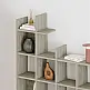 Βιβλιοθήκη Manco Megapap χρώμα travertine 122x25,5x188εκ. | GP037-0102,4