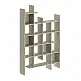 Βιβλιοθήκη Manco Megapap χρώμα travertine 122x25,5x188εκ. | GP037-0102,4