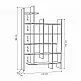 Βιβλιοθήκη Manco Megapap χρώμα sandstone 122x25,5x188εκ. | GP037-0102,5