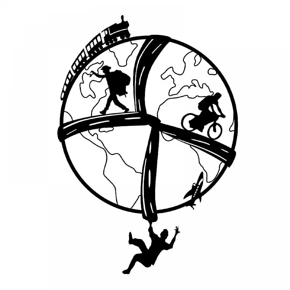 Διακοσμητικό τοίχου Free Soul Megapap μεταλλικό χρώμα μαύρο 40x2x57εκ. | GP037-0109