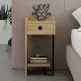 Κομοδίνο Sirius Megapap αριστερό χρώμα φυσικό οξιάς 32x30x61εκ. Κομοδίνο Sirius Megapap αριστερό χρώμα φυσικό οξιάς 32x30x61εκ.